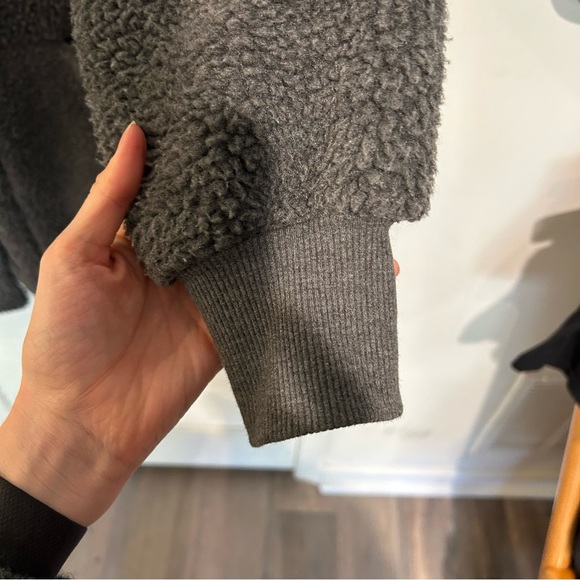 Madewell Bonded Sherpa Cocoon Coat - Picture 9 of 10